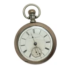ANTIQUE 1887 ILLINOIS 15J 18s RAILROAD GRADE POCKET WATCH
