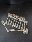 12 Reed & Barton Francis I Sterling Silver Salad Forks 460g Scrap Keep No Mono