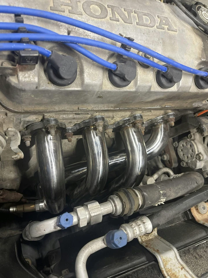 Exhaust header for Honda CIVIC CRX Del sol 1.5L 1.6L fit D Series D15 D16 Engine - Image 3 of 4