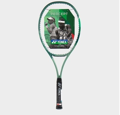Yonex 2023 PERCEPT 100D Olive Green Tennis Racket 100sq 305g G2