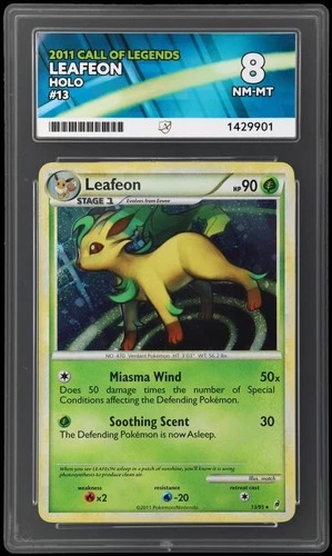 Leafeon 13/95 ACE graded card