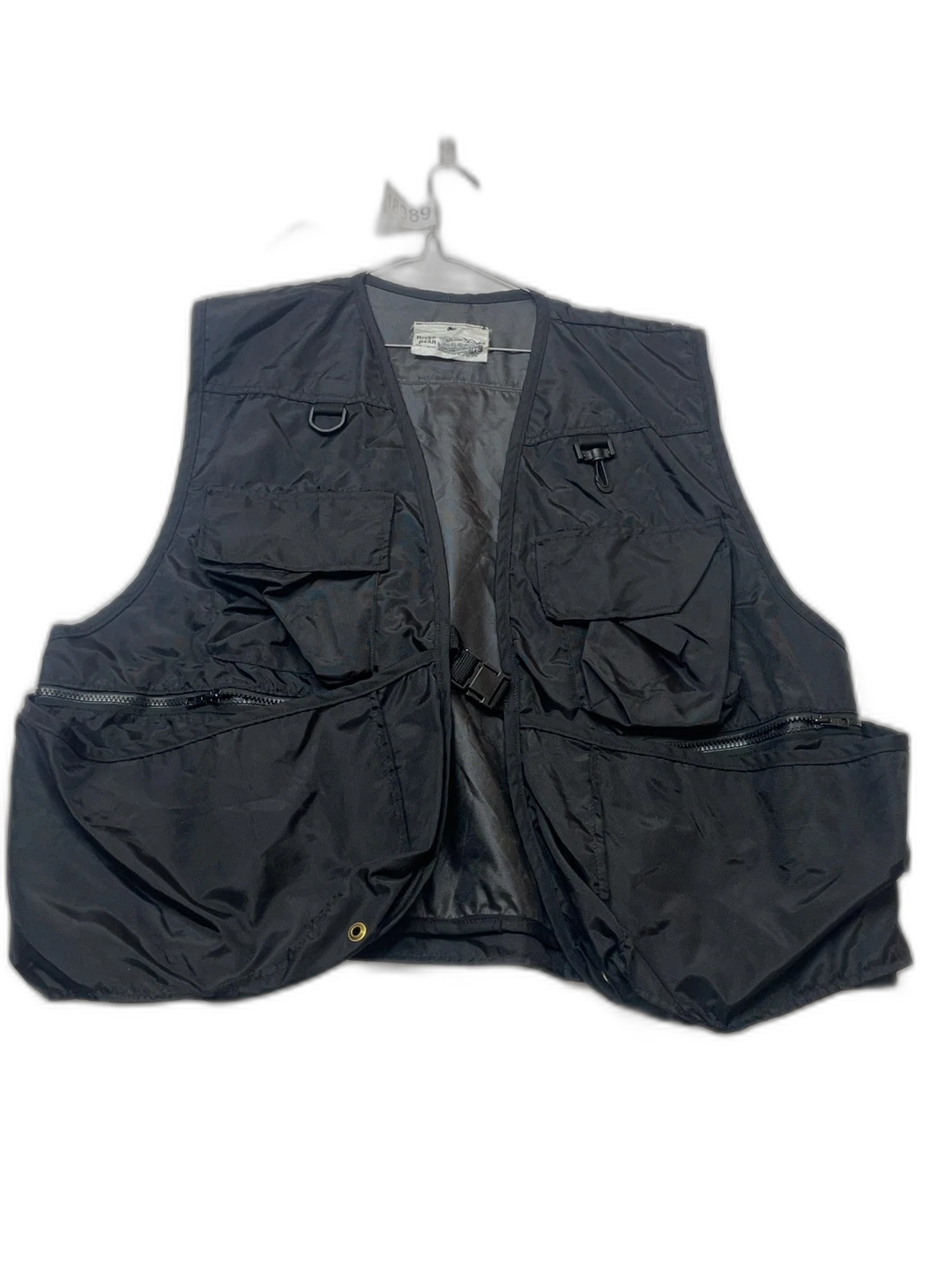 River Gear Black Nylon Fishing Gilet Vest Waistcoat size 2XL Mens Hunting