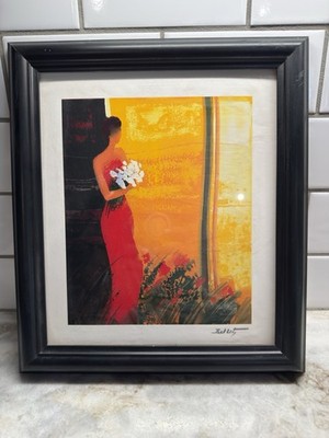 Emile Bellet Signed Seriolitgraph Signed on the Plate Framed w/Authentication