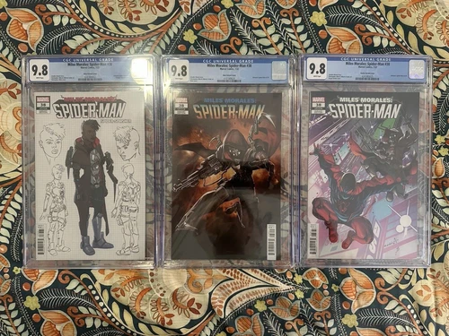 Miles Morales: Spider-Man #38 3 Variant lot ALLEN SKAN DAVILA Rare CGC 9.8