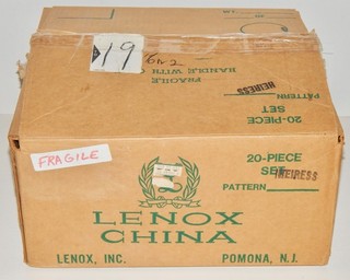 LENOX Bone China 20 Piece Set (4) 5 Piece Place Settings HEIRESS Very Good