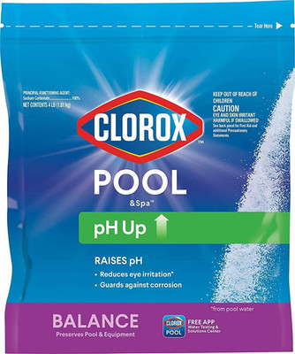 Swimming Pool pH Up, Water Balancer, Raises pH Level, Prevents Eye Skin