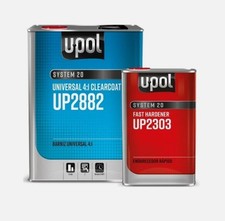 U-pol 28822303 Universal Clearcoat Gallon Kit W Fast Hardener U-pol 28822303 Universal Clearcoat Gallon Kit W Fast Hardener