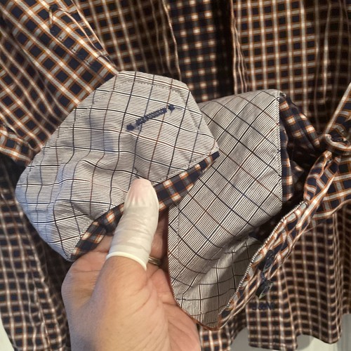 Johnston & Murphy Men's XXL Printed Cotton Button-Up Shirt – Flip Cuff - Classic - Picture 2 of 12