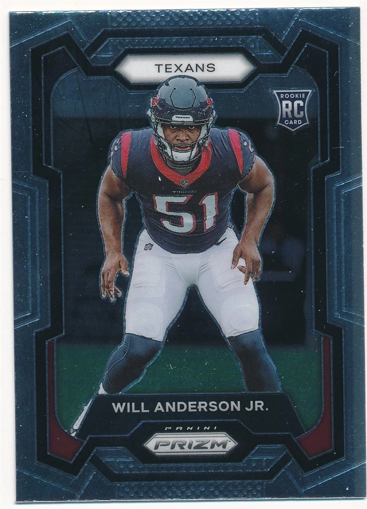 WILL ANDERSON JR. 2023 PANINI PRIZM #342 RC ROOKIE HOUSTON TEXANS MINT