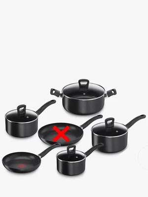 Tefal Enhance Aluminium Non-Stick Frying Pan Saucepan Set (Used/Missing Pan) - Image 1 of 4