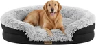 Fluffy Orthopedic Dog Bed for Large & Extra Large Dogs, Calming Plush Sofa Be...