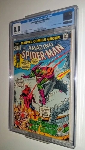 Amazing Spider-Man #122 CGC 8.0 Marvel 1973. Death Of Green Goblin! Major Key!