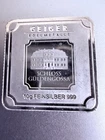 Geiger Edelmetallle 10g .999 Fine Silver Square Bar