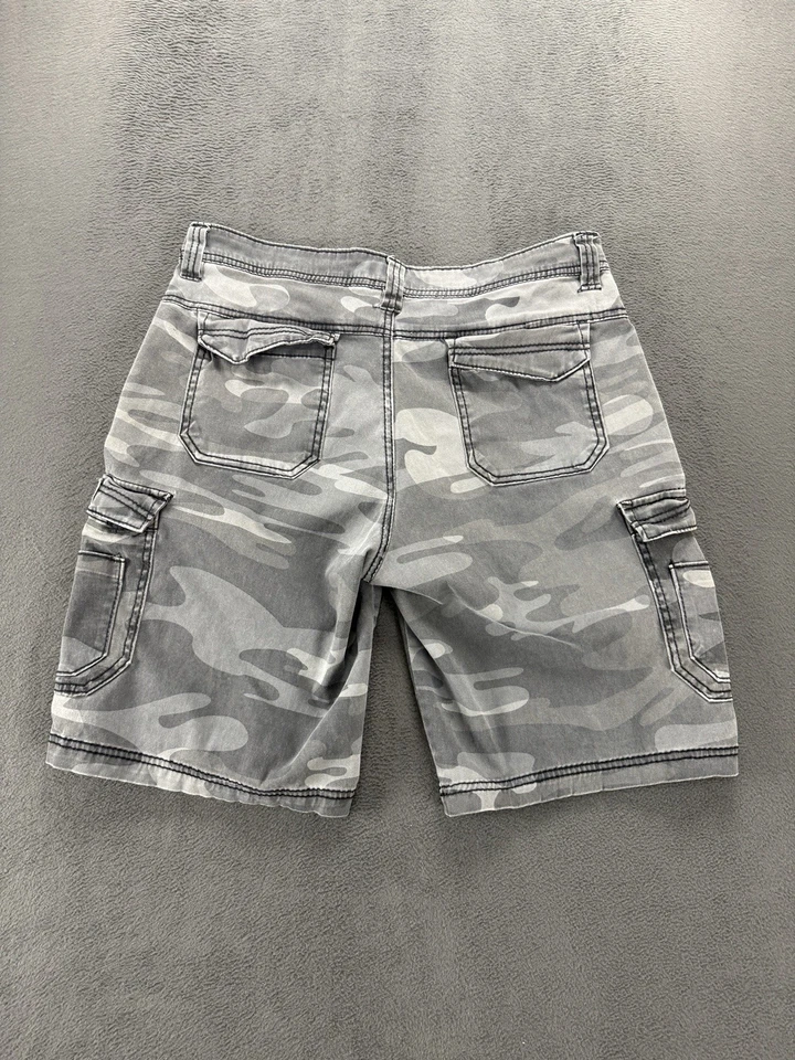 Unionbay Men’s Gray Camo Cargo Shorts Size 34 Skater Casual Workwear Outdoors - Image 2 of 4