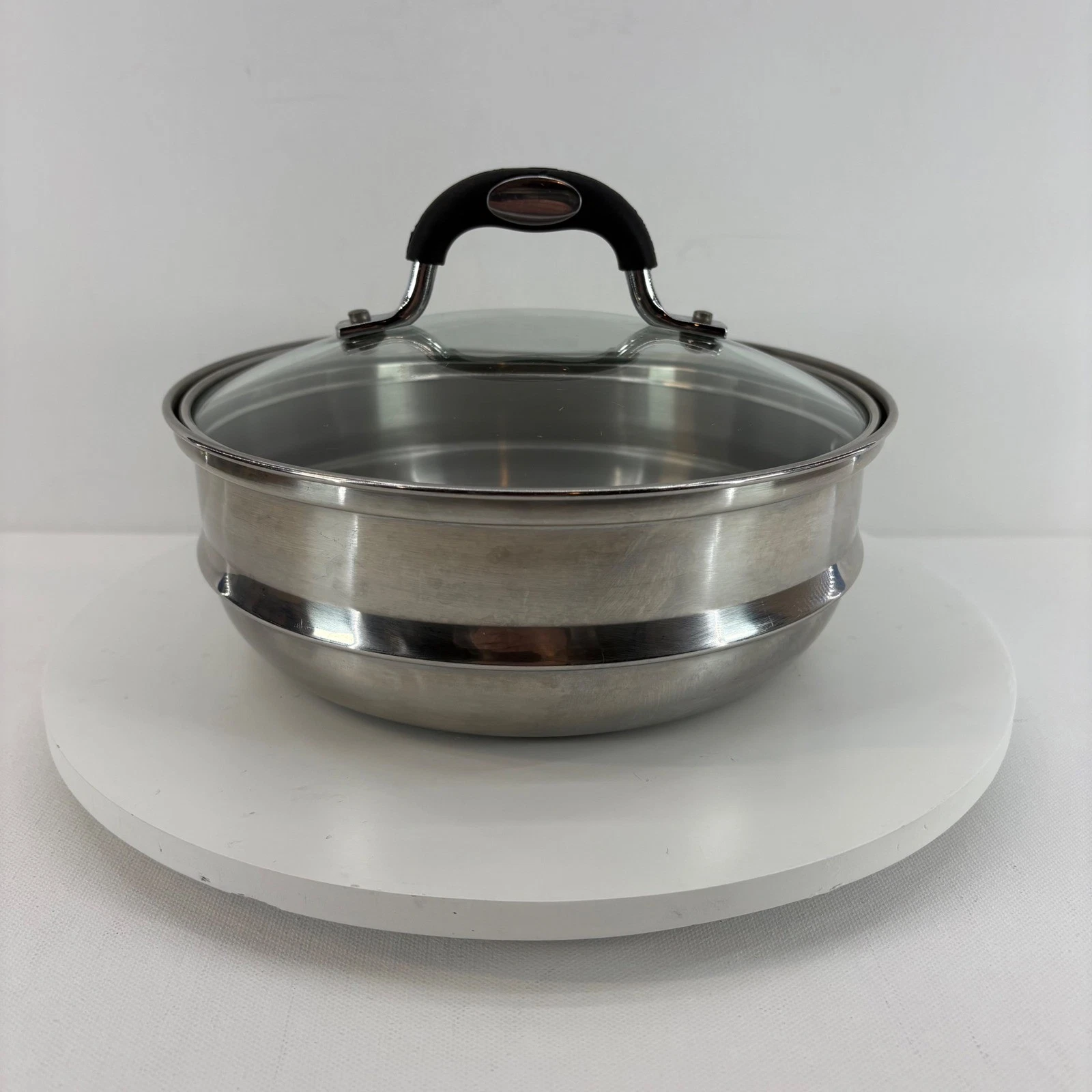 Tramontina Stainless Steel Steamer Basket Insert w/ Glass Lid Replacement