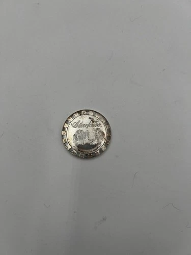Silver Towne 1 oz.  .999 SILVER POKER CHIP STACKER SILVERTOWNE BULLION Last One