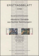 ETB 10/1982 Gem&auml;lde, Max Pechstein, Otto Mueller