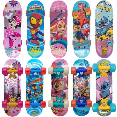 Kinder Skateboard Miniboard Board Funboard 42 cm Paw Patrol Skye Minnie Stitch