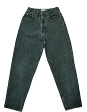 GAP Best Basics Relaxed Fit Olive Green Jeans Womens 8 Retro Y2K Style