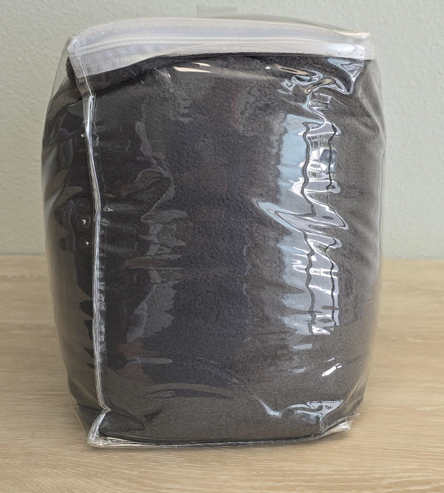 Juego de sábanas Berkshire polar de calor medio talla doble gris 4 piezas + más nuevo Foto 2 de 3