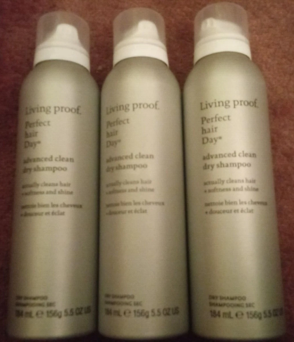Lot Of Three Living Proof Perfect Hair Day Advanced Clean Dry Shampoo - 5.5 OZ.