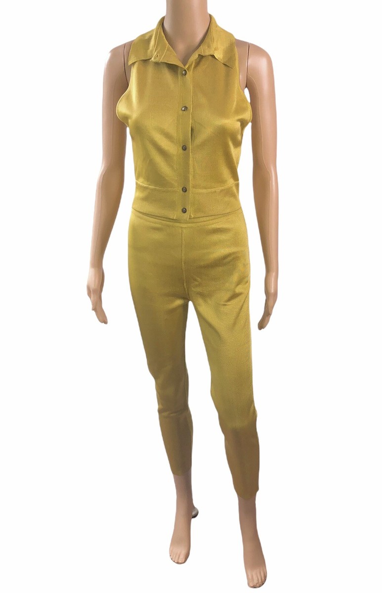 Azzedine Alaia 1990's Vintage Legging Pants & Top 2 Piece Azzedine Alaia 1990's Vintage Legging Pants & Top 2 Piece