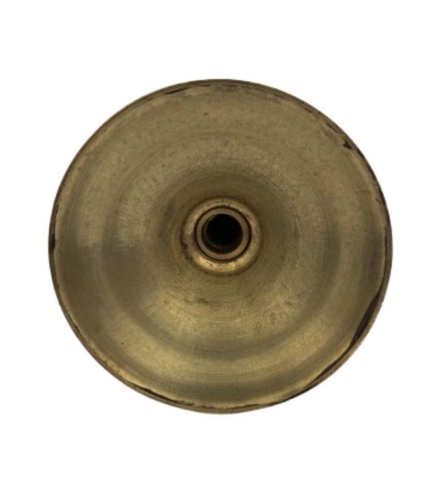 Pair Of Heavy Solid Brass Candlesticks 7 inches Tall Candle Holders eBay