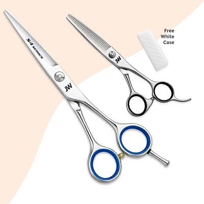 JW SHEARS JW S2 Series and JW TS40 Blending Series Haircutting Shear COMBO
