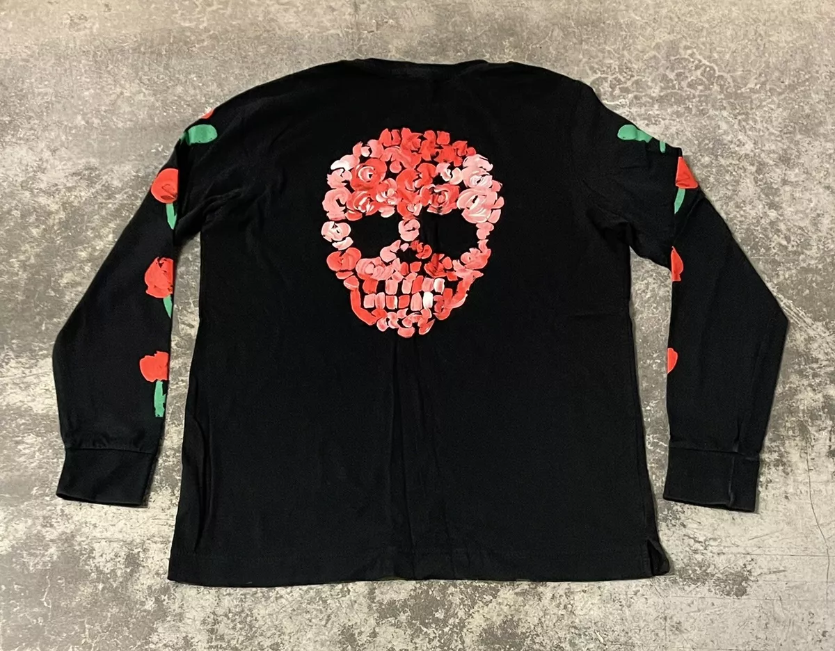 Men's Artist Bradley Theodore x PUMA Skull Roses Long Sleeve Shirt