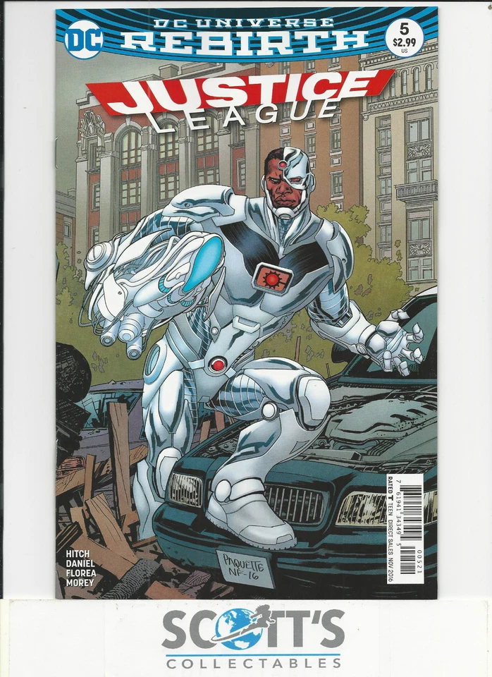 JUSTICE LEAGUE #5 NEW (VARIANT) FREEPOST