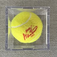 MARTINA NAVRATILOVA SIGNED/AUTOGRAPHED VIRGINIA SLIMS CHAMPIONSHIPS TENNIS BALL