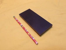 BLACK DELRIN FLAT STOCK machinable plastic bar sheet acetal 1/2" x 2-1/2" x 6"