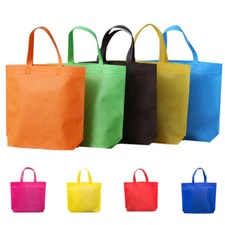 Non-woven Shopping Bag Pouch Folding Portable Grocery Bag Storage Handbag Tote⇘