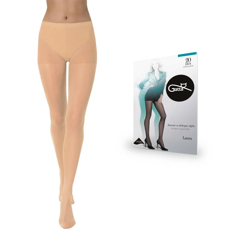 GATTA Laura Damen Strumpfhose 15-20 DEN Feinstrumpfhose Transparent viele Farben - Bild 4 von 4