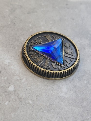 Legacy BLUE ZEO CRYSTAL Power Coin-Weathered Made for Legacy Ranger Morpher - Picture 5 of 6