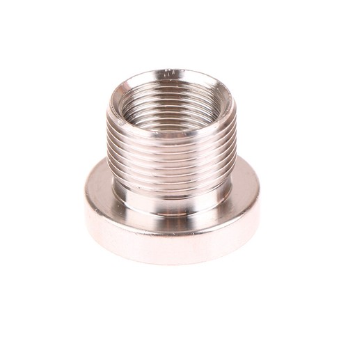 Stainless Steel 1/2-28 To 5/8-24 Car Fuel Filter Tube Connector Thread Adapte-rb - Picture 8 of 11