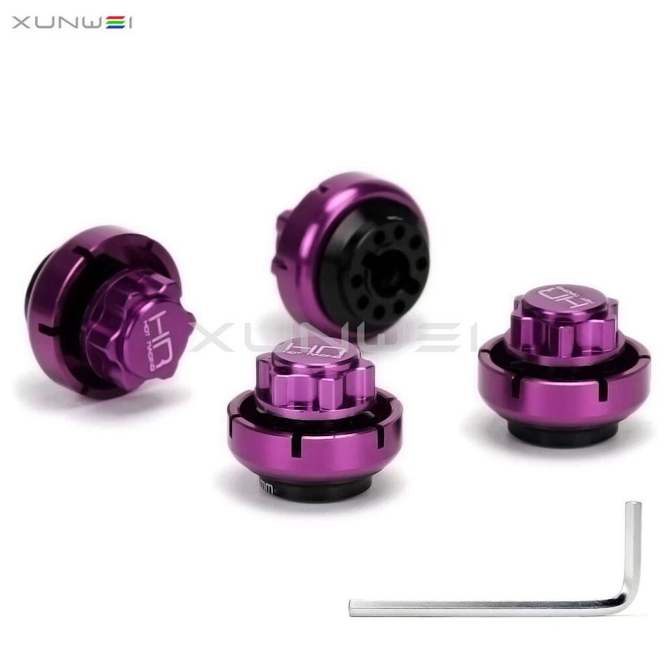 17mm Warlock Hex Hubs with 5mm Serrated Nuts fits RC 1/8 HPI Savage Flux X XL HP - Image 2 of 4