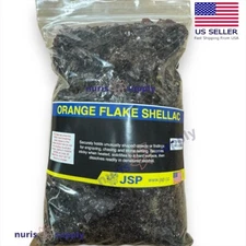 Orange Flake Shellac Powder 1lbs Holding Objects Adhesive Made in USA