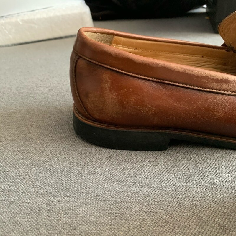 Johnston & Murphy Mens Ainsworth Penny Loafer Shoes Brown  display picture 2