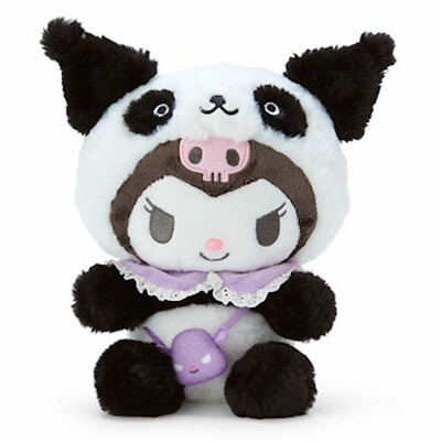 Kuromi Stuffed Toy Sanrio Gift Gate Ueno Store Limited Panda H 7.87 inch