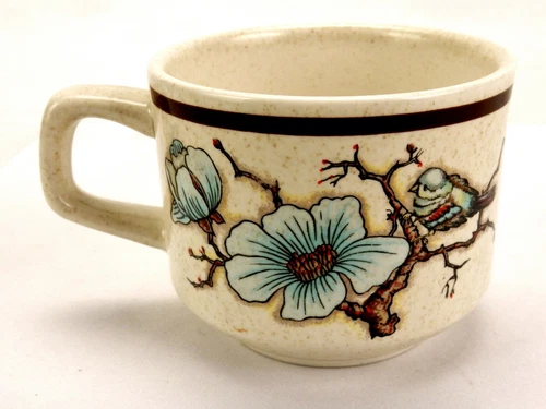 Lenox Temper-Ware 8 oz. Mug, Softwind Pattern, Oven-safe, Coffee, Tea, Broth