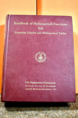 Handbook of Mathematical Functions With Formulas, Graphs and Mathematical Tables