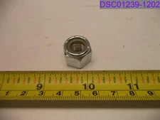 Qty = 1 Box of 100: Hex Locknut Nylon Insert Zinc 1/2"-13 P/N 305172