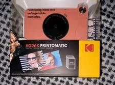 Kodak Printomatic Instant Camera Pink (never Used Comes With Box And Film)