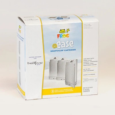 FROG ease for Bullfrog Spas, Classic   SmartChlor replacement cartridges, 3 pack
