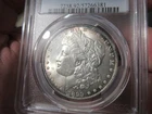 1899 $1 Morgan Silver Dollar, UNC. Detail, US Antique Coin, KEY DATE