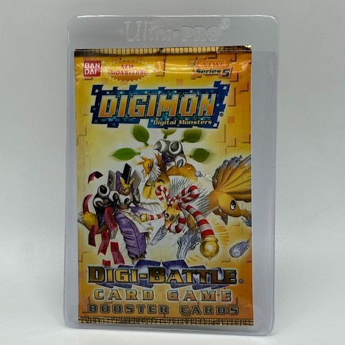 Digimon Digi-Battle Factory Sealed Booster Pack Gold Edition Series 5 Rare!