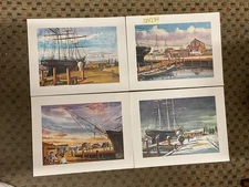 Colour Illustrated Print Historic Gardner's Basin, A...