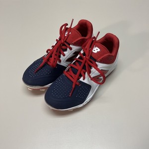 New Balance Women’s Fast pitch Softball Metal Cleats SMVELOA1 Size 6 Red Navy
