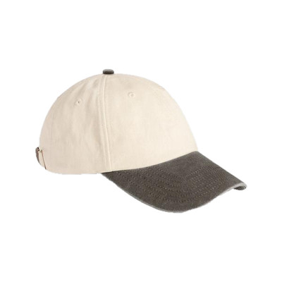 Contrast Peak Low Profile Vintage Baseball Cap Beechfield 100% Baumwolle Mütze